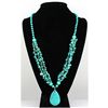 Image 1 : Natural 523.72ctw Turquoise Sterling Silver Necklace