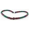 Image 2 : 266.95ctw Natural Multi-Color Rondelles Necklace