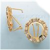Image 1 : BOLA COLLECTION Earring 6.9 grs 14kt 3tone Gold