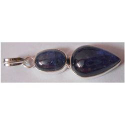 Natural 30.95 ctw Tanzanite Pendant 925 Sterling