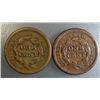 Image 2 : ( 2 ) 1851 LARGE CENTS 1-GOOD 1-VF