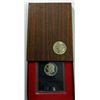 Image 2 : 1971, 72, 73, AND 74 PROOF EISENHOWER DOLLARS,BROWN BOX