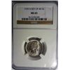 Image 1 : 1939-D REVERSE OF 40 JEFFERSON NICKEL NGC MS65