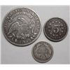 Image 2 : 3  coin lot---1818 Bust half $  VF-1870 dime  Fine