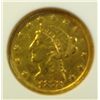 Image 2 : 1878 $2 1/2 gold Liberty  ANACS  XF cleaned also has  a scratch rev