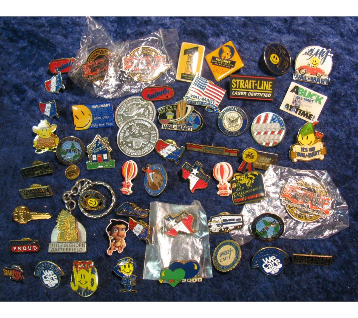 160. Bag of WalMart 911 Pins.