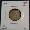 Image 1 : 889. 1858 LL Flying Eagle Cent. G.