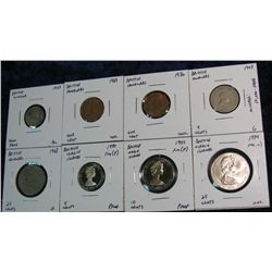1133. (8) Coins from British Guiana, British Honduras & British Virgin Islands  Some Silver Catalog 
