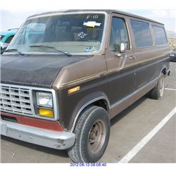 1989 - FORD CLUB WAGON