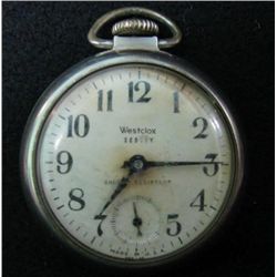 WESTCLOX SCOTTY POCKET WATCH  One of several extremel