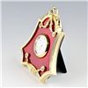 Image 2 : Faberge Red Enameled Clock Frame