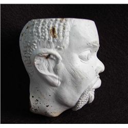 Early Clay Pipe depicting the head of Southern Slave