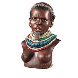 African Bumi Woman Statue