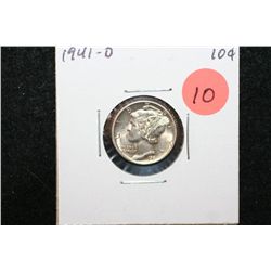 1941-D Mercury Dime
