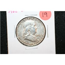1962-D Ben Franklin Half Dollar