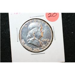 1960 Ben Franklin Half Dollar