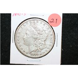 1891-S Silver Morgan $1