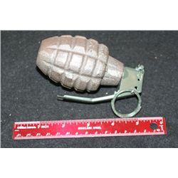WWII Hand Grenade; Disarmed