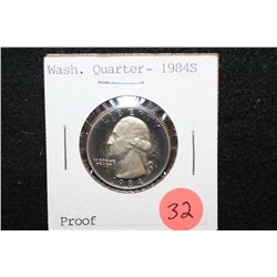 1984-S Washington Quarter; Proof