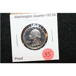 1973-S Washington Quarter; Proof