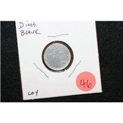 Blank Dime Planchet