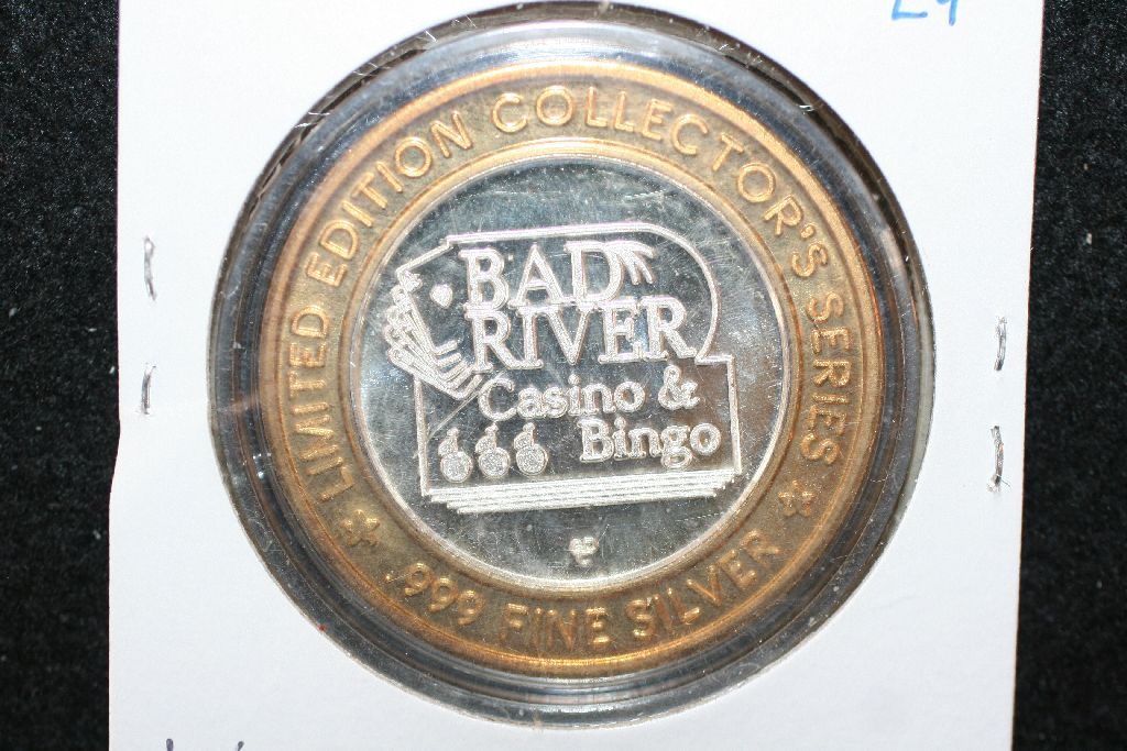 Bad River Casino & Bingo Odanah WI Limited Edition TwoTone 10 Gaming