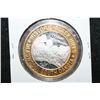 Image 2 : Chiefr Ouray, Ute Deadwood SD Limited Edition Two-Tone $10 Gaming Token; .999 Fine Silver .60% Oz. A