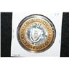Image 2 : 1994 Fox Woods Resort State of Massachusetts Limited Edition Two-Tone $10 Gaming Token; .999 Fine Si