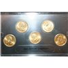 Image 2 : 2000-D US Mint State Quarter Coin Set; Layered in 24K Gold; BU