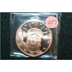 2011 Copper Round; .999 Fine Copper 1 Oz.