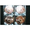 Image 1 : Republic of Texas Copper Round; .999 Fine Copper 1 Oz.; Lot of 4
