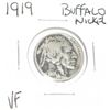 Image 1 : 1919 BUFFALO NICKEL *VERY FINE GRADE*!!