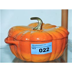 Staub pumpkin shaped cook pot