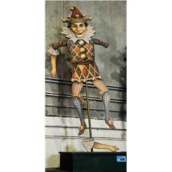 Life size court jester display