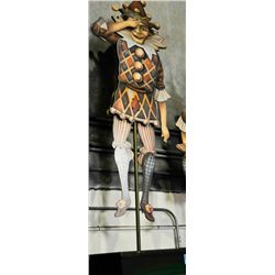 Life size court jester display