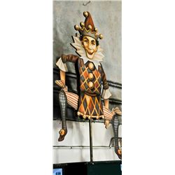 Life size court jester display