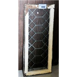 Leaded glass window