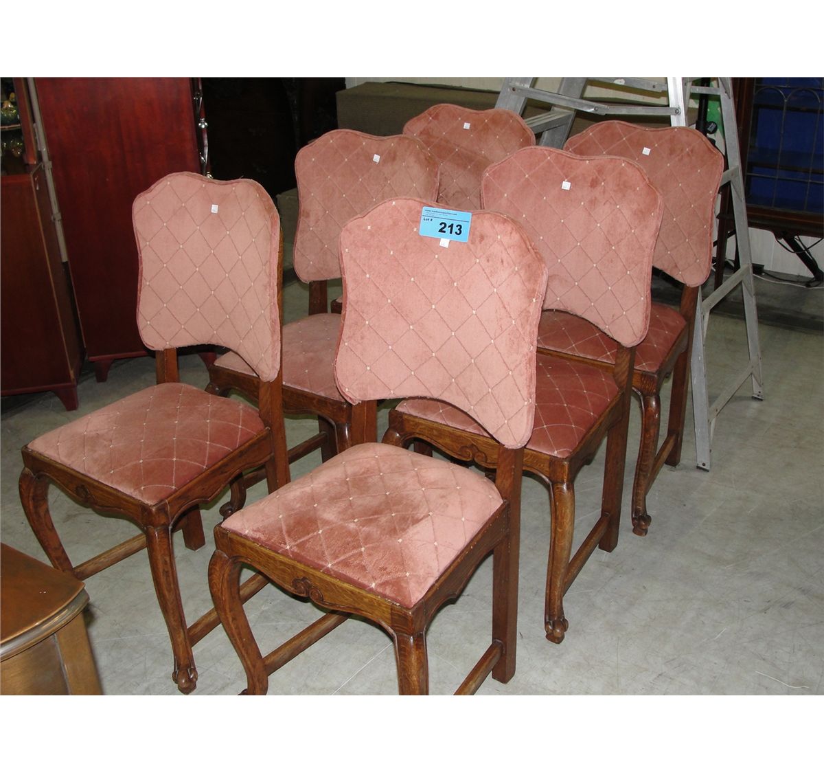 1910/20s canadianna oak dining room side chair