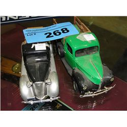 2 diecast metal collectors trucks