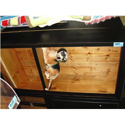 Approx 6F tall bookshelf cabinet