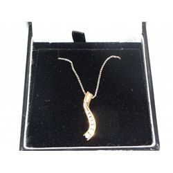 Quarter carat diamond necklace