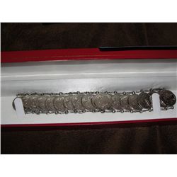Coin bracelet