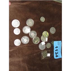 Lot of 16 assorted collectors coins
