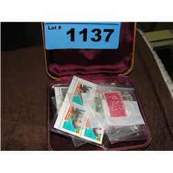 Box of assorted collectors stamps
