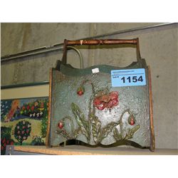 Early 1900s art neaveau magazine holder