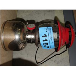 1958 coleman red and chrome lantern