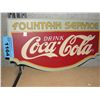 Image 1 : Fountain service coca cola wooden advertisment