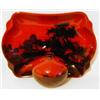 Image 1 : A Royal Doulton Flambé Tray, country cottages