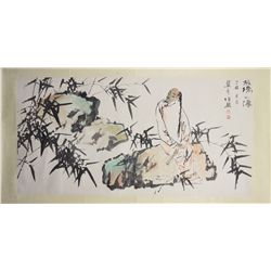 Chinese Watercolour Painting on Paper