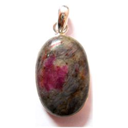 Natural 10.78 g Semi Precious .925 Sterling Pendant